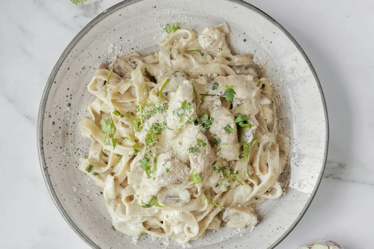 Risotto crémeux aux champignons